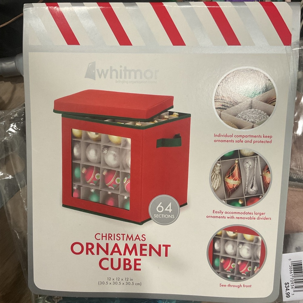 Christmas bulb organiser with 64 spaces 4 layers brand new